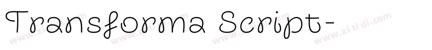 Transforma Script字体转换